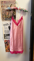 pink long slip