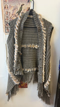 rabbit fur vest