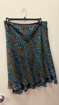 blue skirt