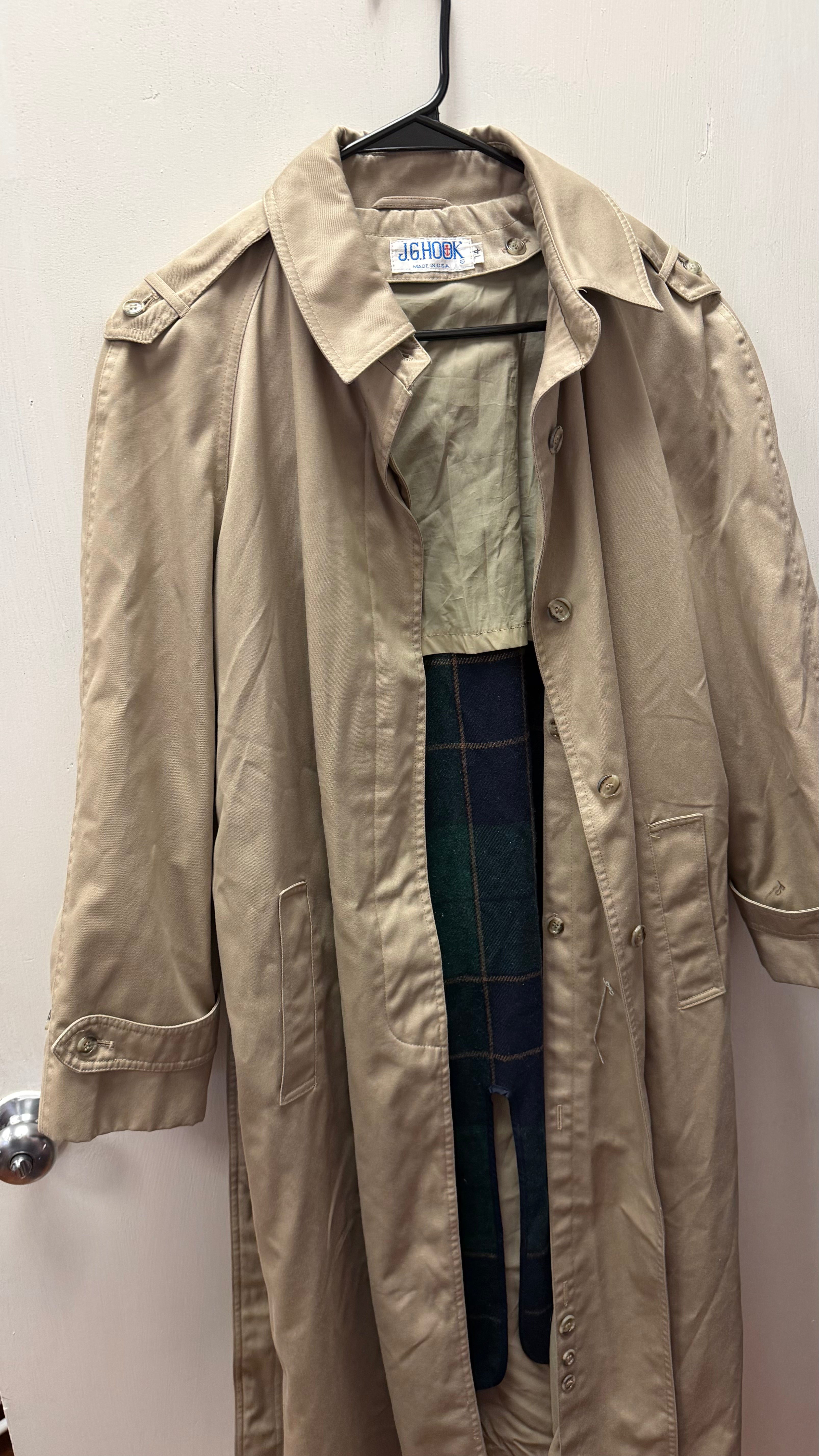 trench coat brown
