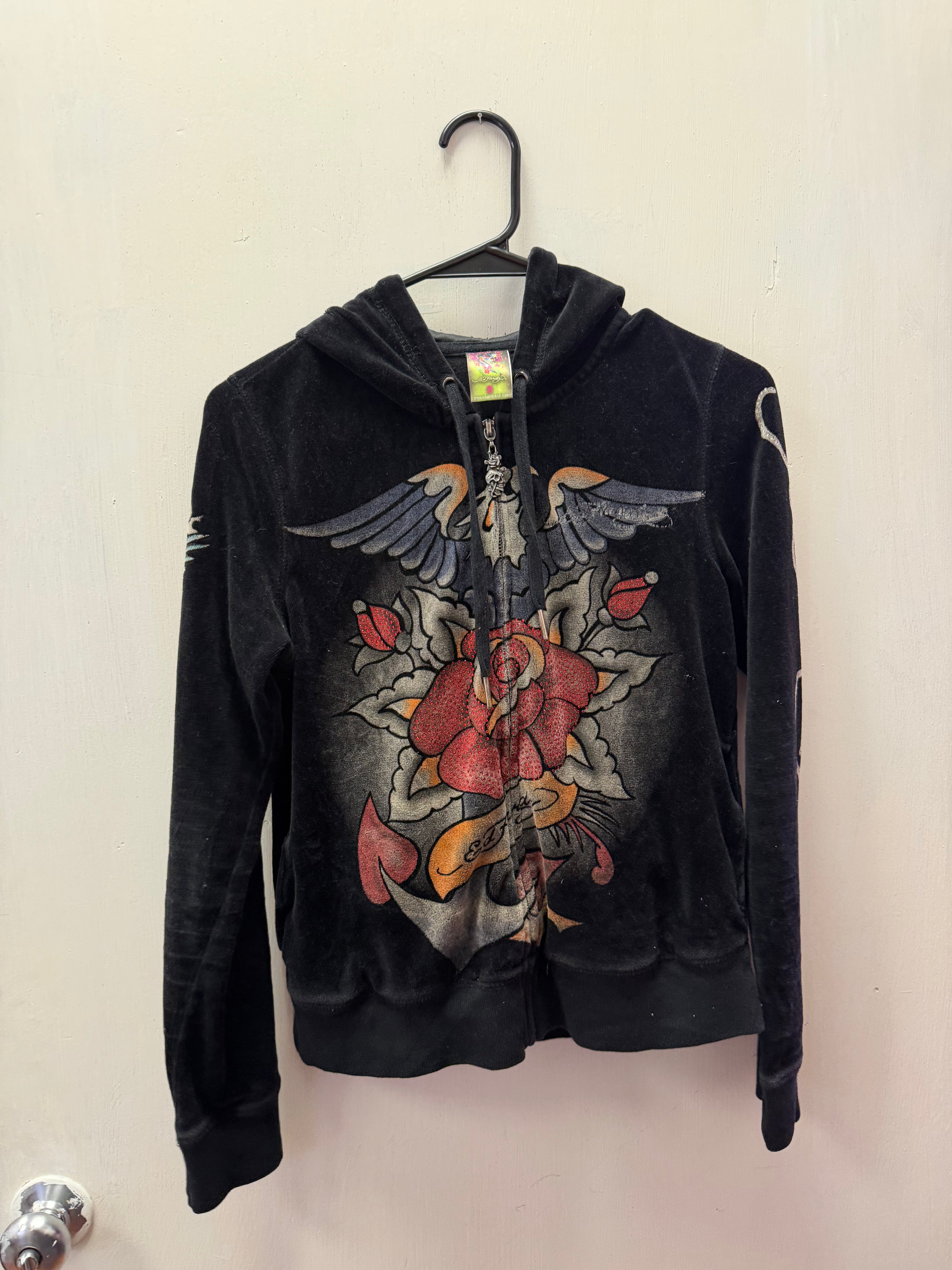 ed hardy zip up