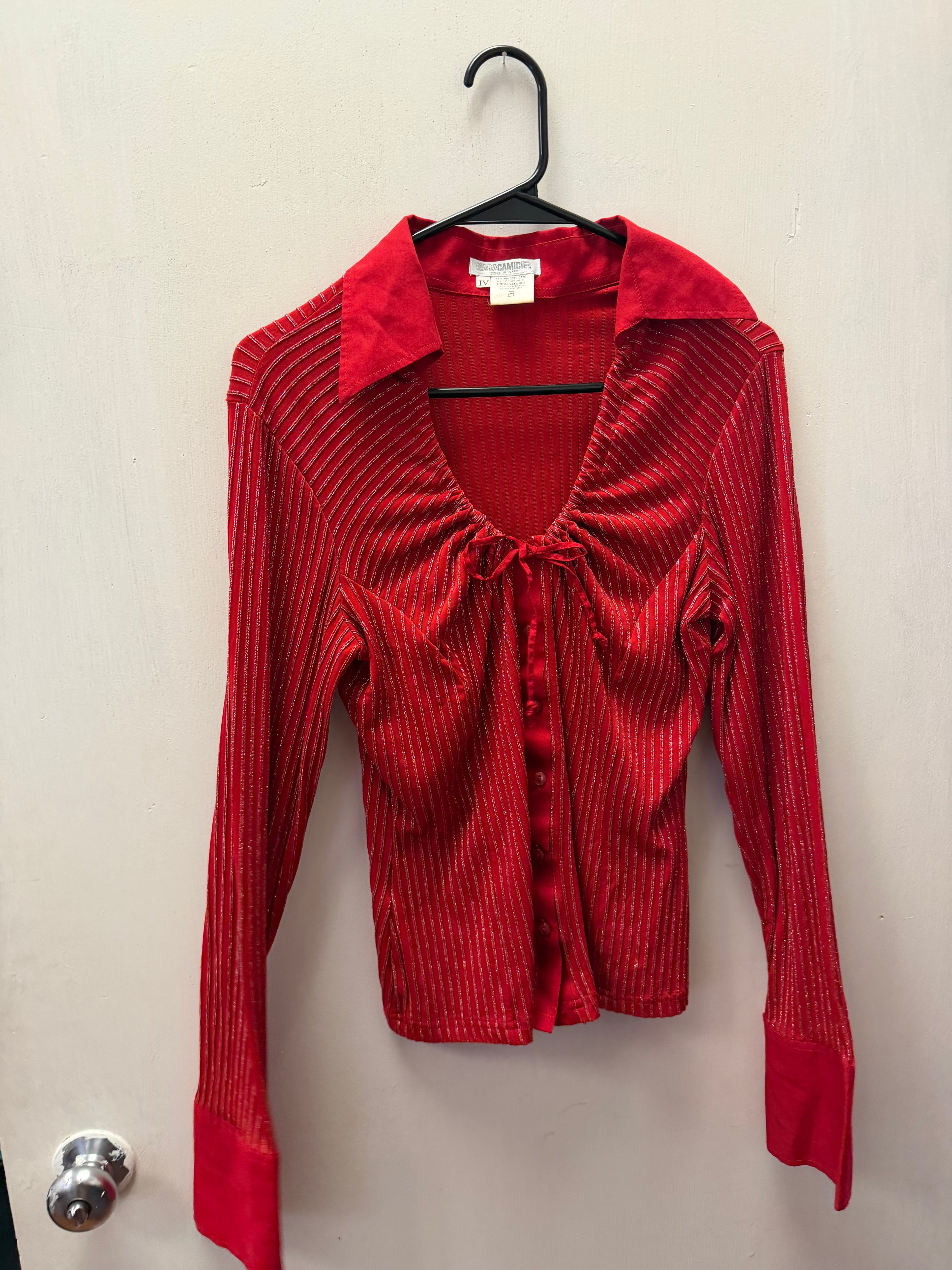 red shirt italy made